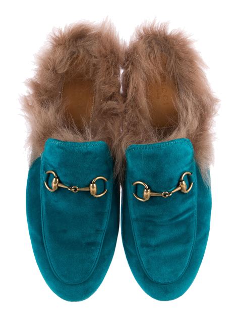 gucci mules fur replica|gucci suede mules.